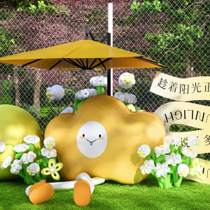 網(wǎng)紅打卡 笑臉云朵